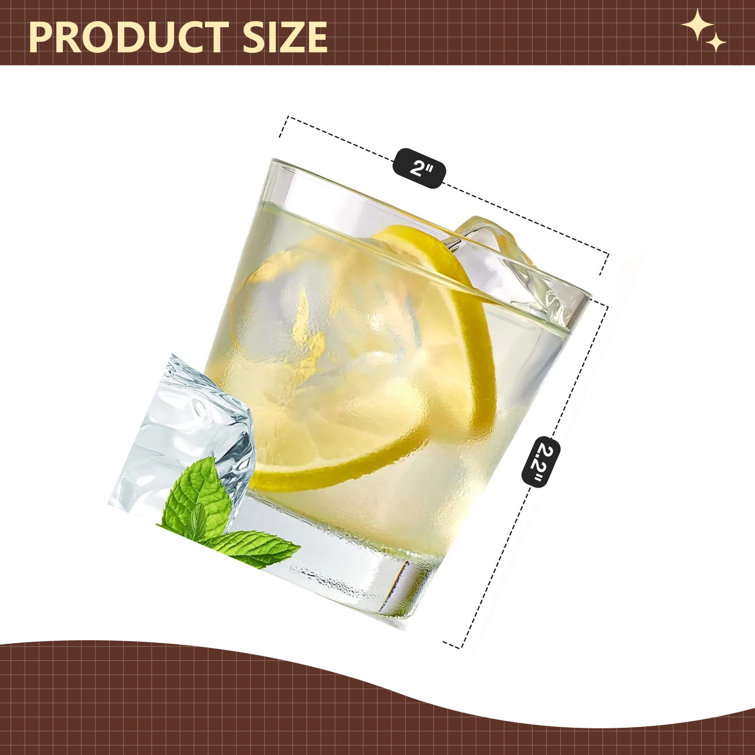 Eternal Night Shot Glasses Set With Heavy Base, 1.6 Oz Clear Shot